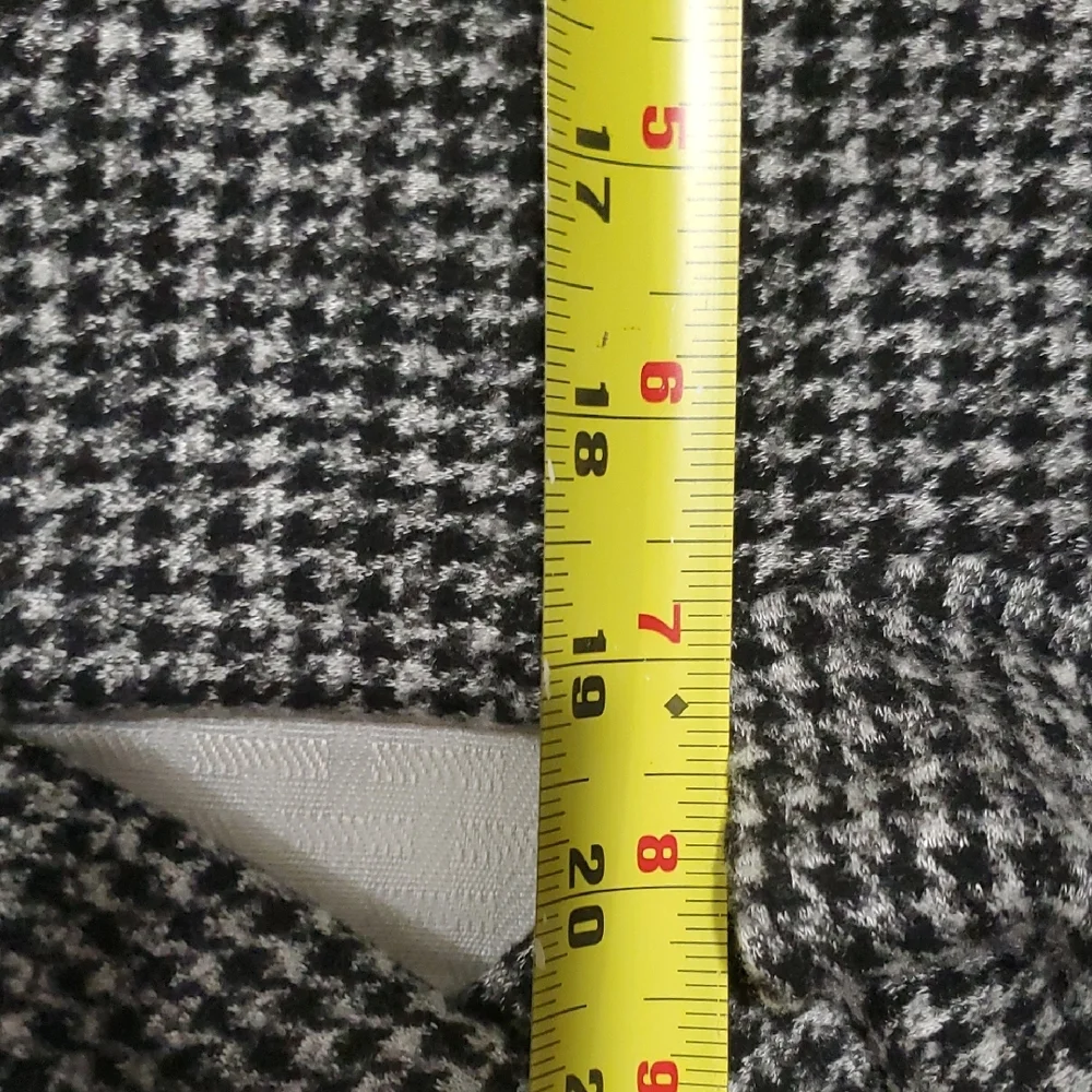 Madewell Black and gray Houndstooth Jacket double breasted  jacket size M - Picture 6 of 10